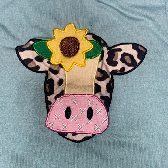 Cow Ruffle Romper - Picture 5 of 6